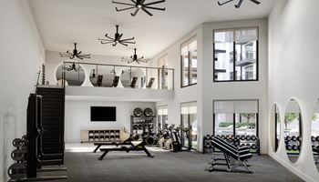 Fitness center rendering